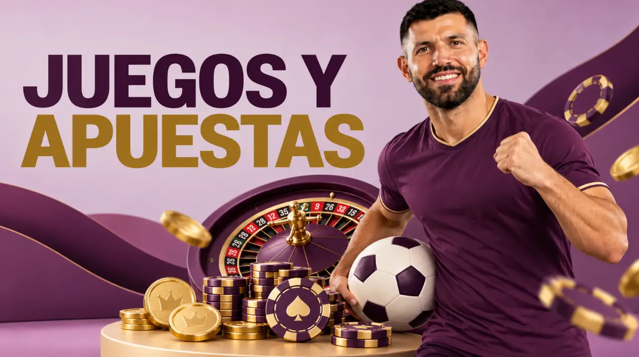 Casino Oficial del Kun Aguero con Juegos y Apuestas